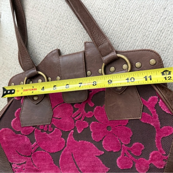 Vintage Siren Floral Genuine Leather Bag - Picture 4 of 8